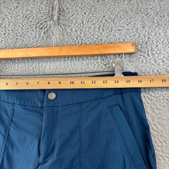 Athleta Joggers Pants Women Size 8T Blue Stretch - Picture 3 of 7